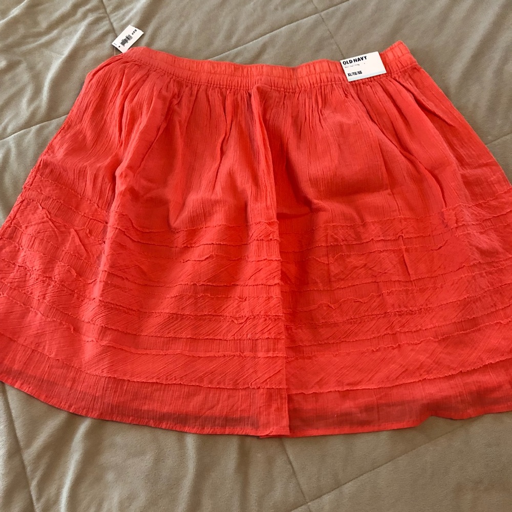 NWT coral skirt